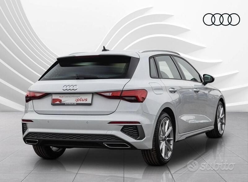 Usata Audi A3 S-Line 150 CV (110 kW) 2022 Bianco Berlina