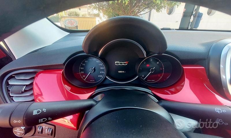 Usata Fiat 500X Lounge 120 CV (88 kW) 2019 Rosso SUV