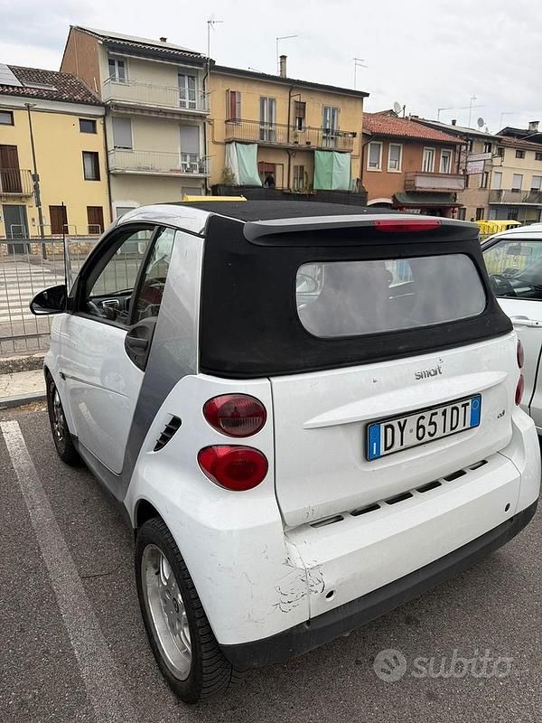 Begagnad Smart ForTwo Cabrio 45 HK (33 kW) 2009 Vit Cab