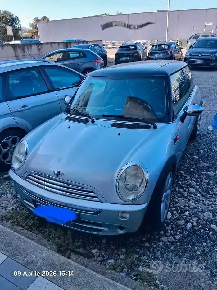 Usata Mini Cooper 116 CV (85 kW) 2006 Grigio Utilitaria