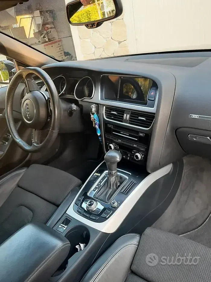 Usata Audi A5 Cabriolet Advanced 177 CV (130 kW) 2013 Nero Cabrio