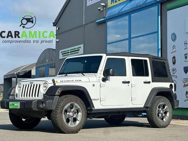Usata Jeep Wrangler Unlimited Rubicon 200 CV (147 kW) 2018 Bianco SUV