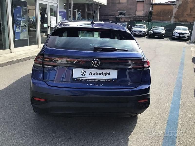 Usata VW Taigo Life 95 CV (69 kW) 2023 Blu/azzurro SUV