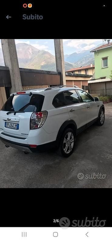 Usata Chevrolet Captiva 184 CV (135 kW) 2012 Bianco SUV
