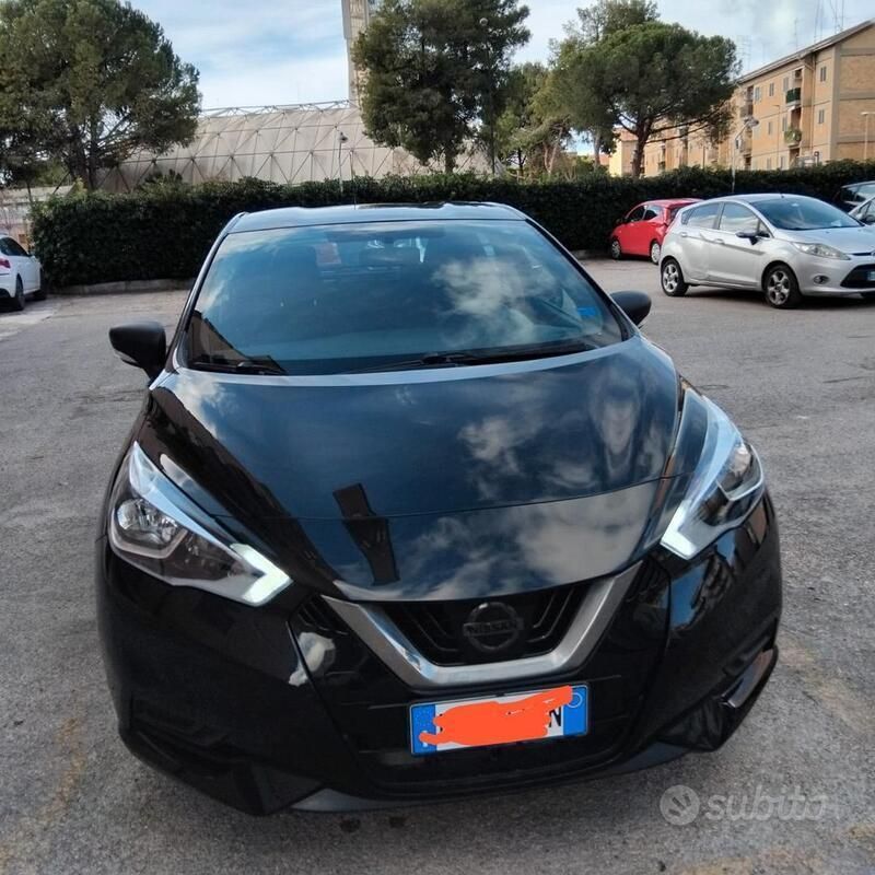 Nero Usata 2018 Nissan Micra Due volumi | 10.900 € (Buon prezzo) - Immagine 1/4
