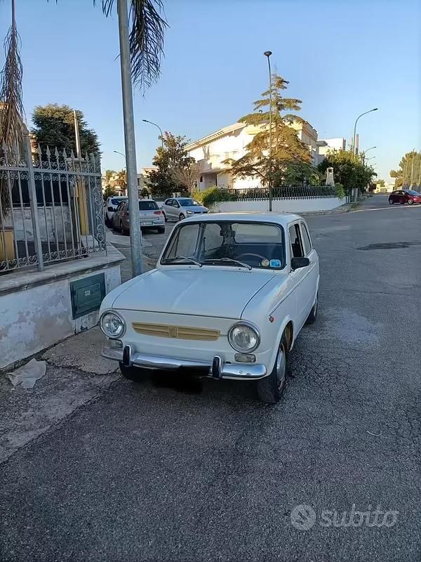 Usata Fiat 850 1970 Bianco Berlina