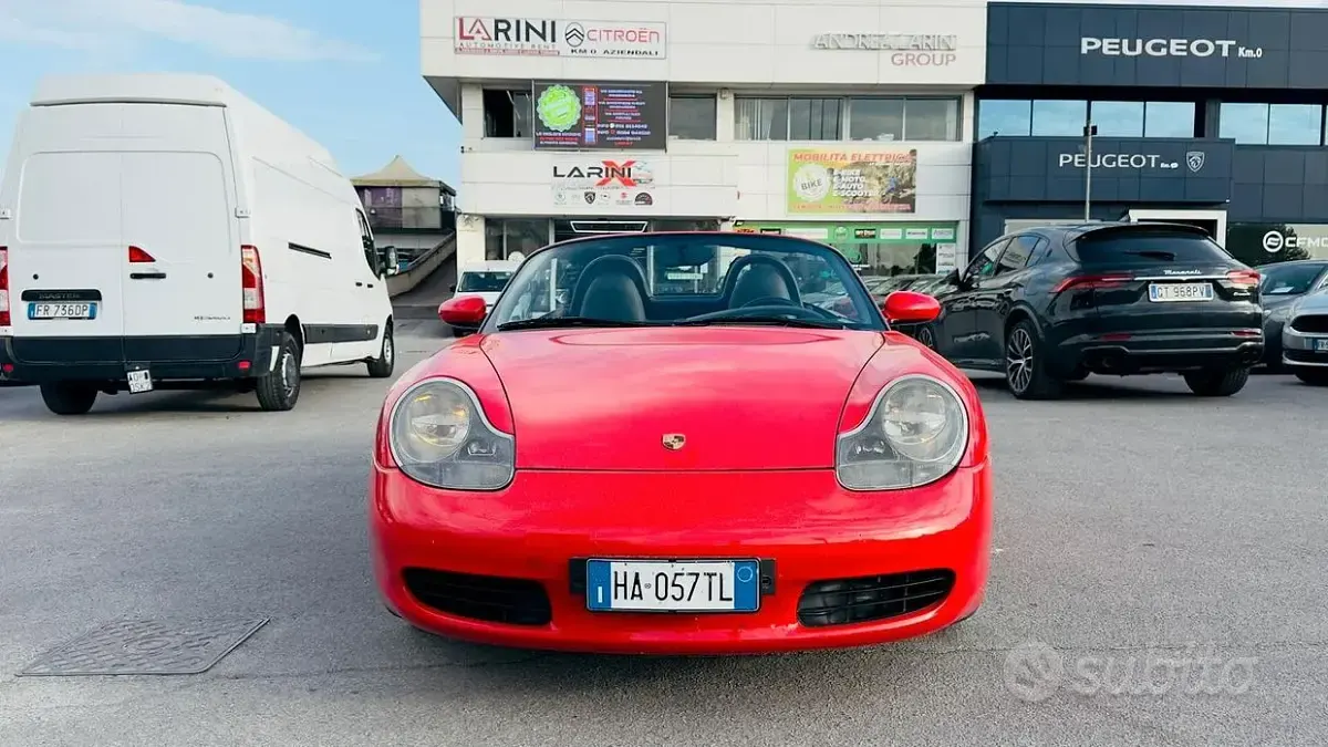 Usata Porsche Boxster 204 CV (150 kW) 1997 Rosso Cabrio