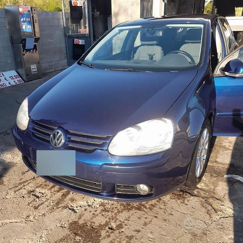 Usata VW Golf VI 2008 Blu Utilitaria