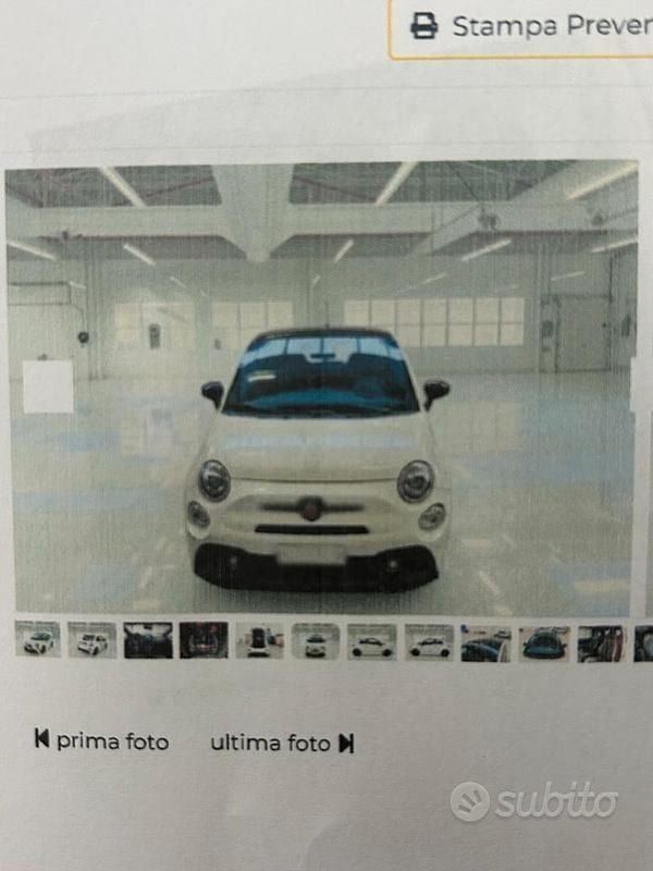 Usata Abarth 595C Esseesse 180 CV (132 kW) 2021 Bianco Cabrio