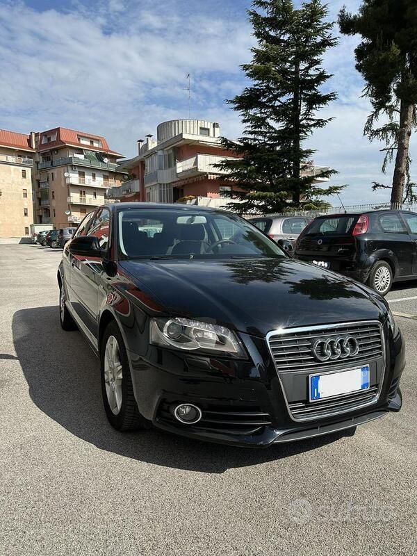Usata Audi A3 S-Line 90 CV (66 kW) 2010 Nero Berlina