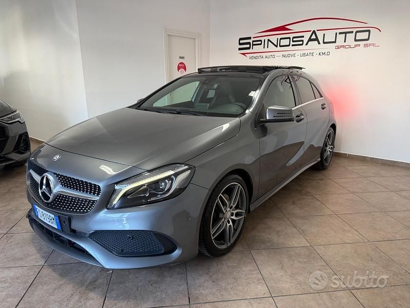 Usata Mercedes A180 Premium 109 CV (80 kW) 2018 Grigio Berlina