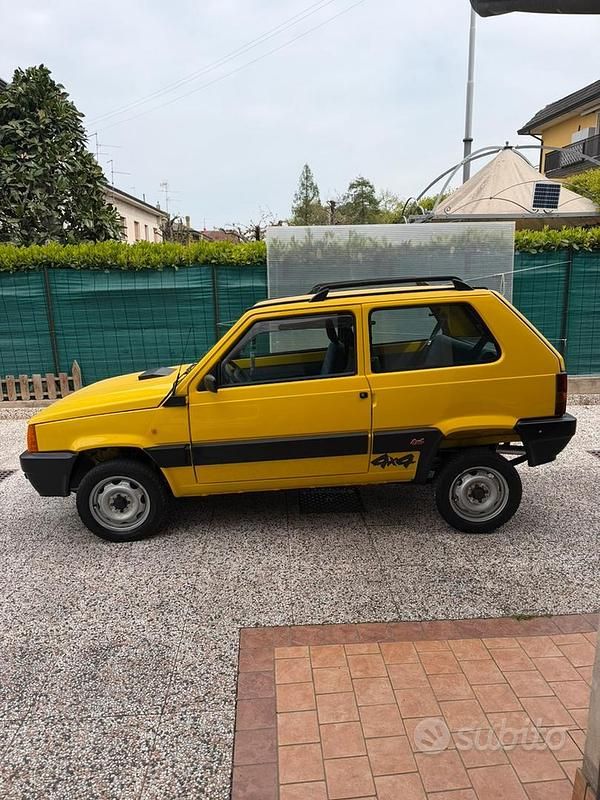 Usata Fiat Panda 4x4 50 CV (36 kW) 1988 Giallo Utilitaria