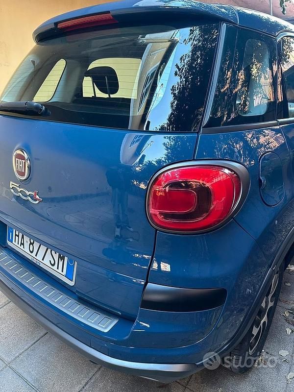 Usata Fiat 500L Cross 95 CV (69 kW) 2019 Blu/azzurro Monovolume