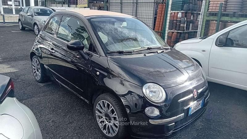 Usata Fiat 500C Lounge 69 CV (50 kW) 2015 Nero ribelle Cabrio