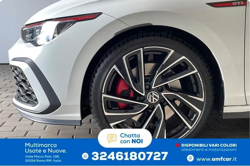 Usata VW Golf VIII GTI 245 CV (180 kW) 2021 Bianco Berlina