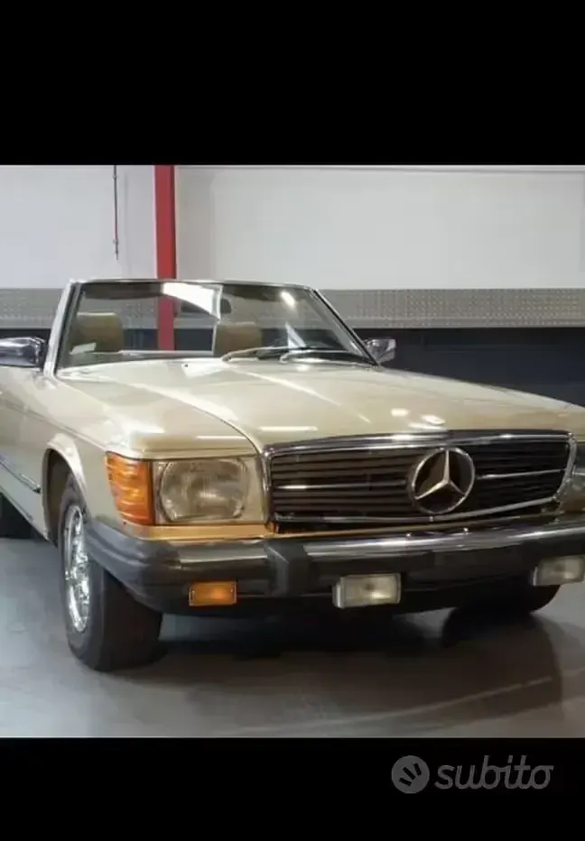 Usata Mercedes SL380 204 CV (150 kW) 1983 Marrone Cabrio