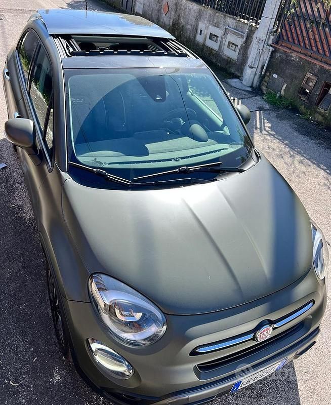 Usata Fiat 500X Cross 150 CV (110 kW) 2020 Verde SUV
