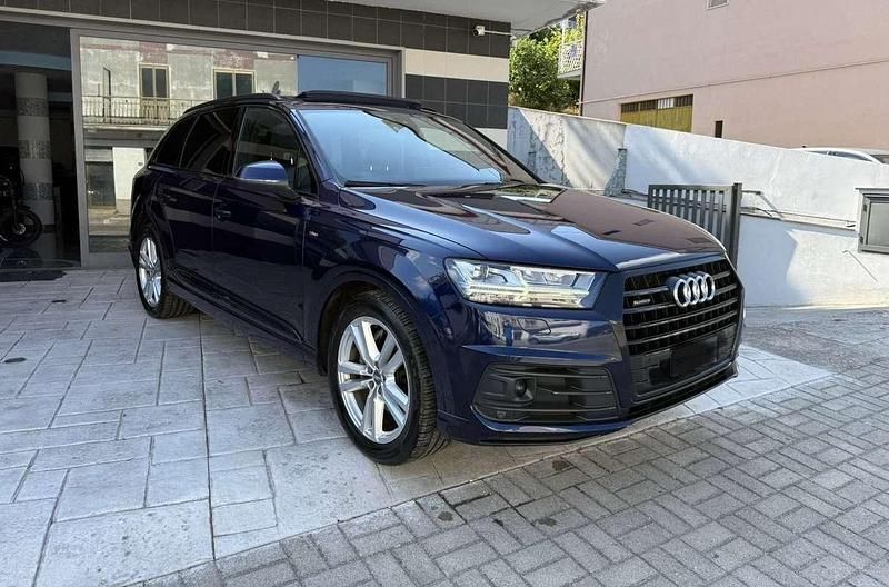 Usata Audi Q7 S-Line 286 CV (210 kW) 2019 Blu/azzurro SUV