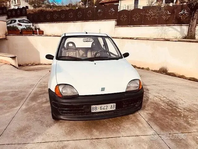 Usata Fiat Seicento 39 CV (28 kW) 1999 Bianco Utilitaria