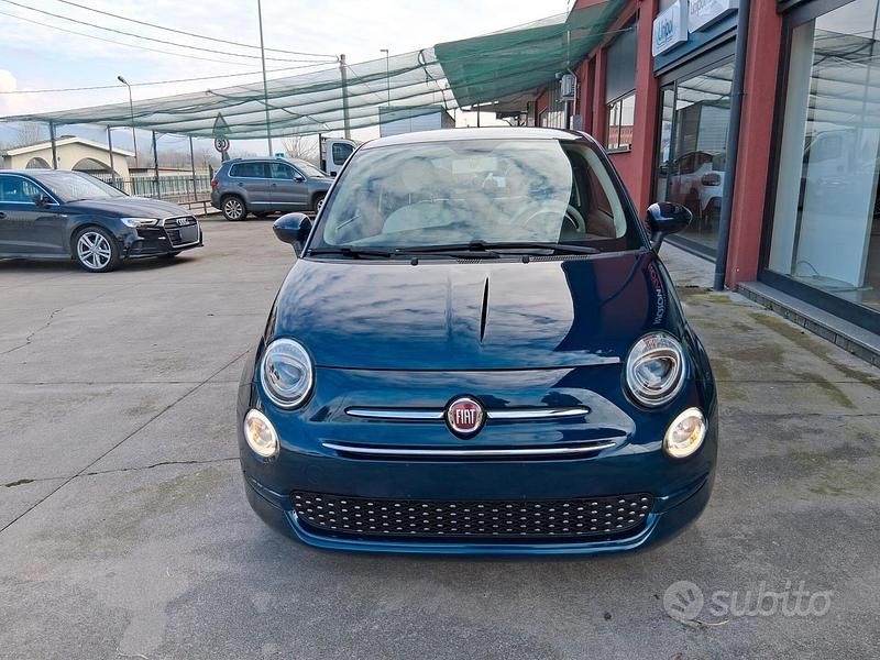 Usata Fiat 500 Lounge 69 CV (50 kW) 2019 Blu Berlina