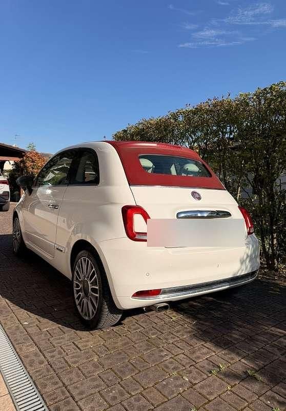 Usata Fiat 500C Lounge 69 CV (50 kW) 2016 Bianco Cabrio
