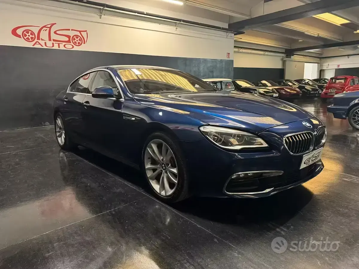 Usata BMW 640 M Sport 313 CV (230 kW) 2018 Blu Coupé