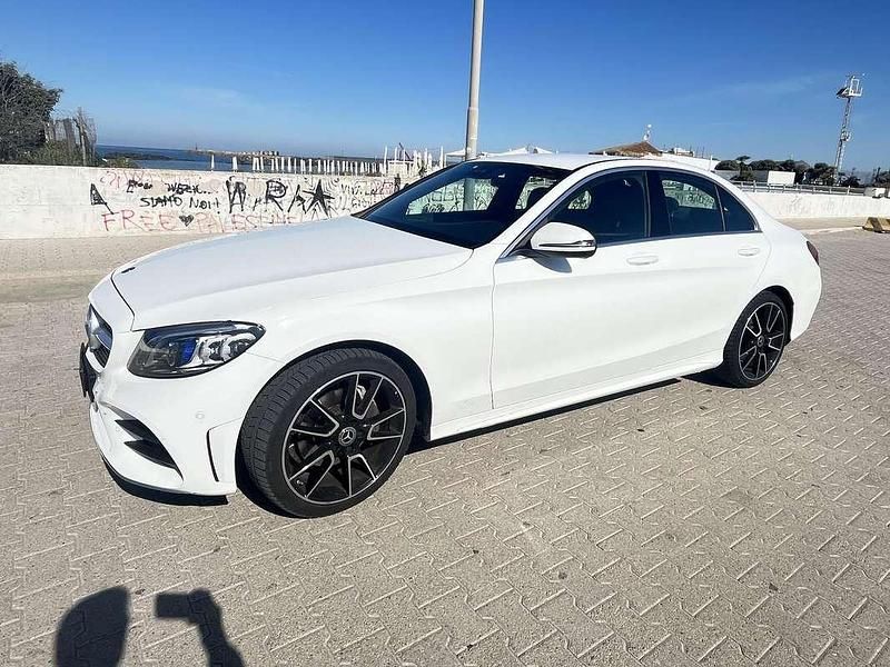 Usata Mercedes C200 Premium 160 CV (117 kW) 2019 Bianco Berlina