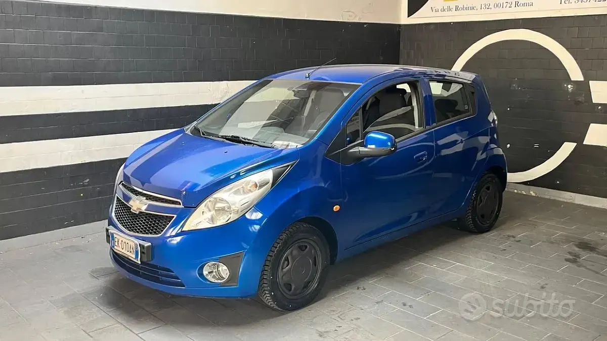 Usata Chevrolet Spark LS 68 CV (50 kW) 2011 Bluazzurro Utilitaria