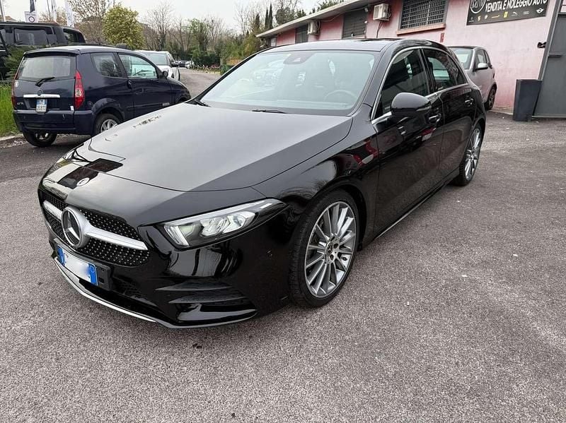 Usata Mercedes A180 Premium Plus 116 CV (85 kW) 2021 Nero Berlina