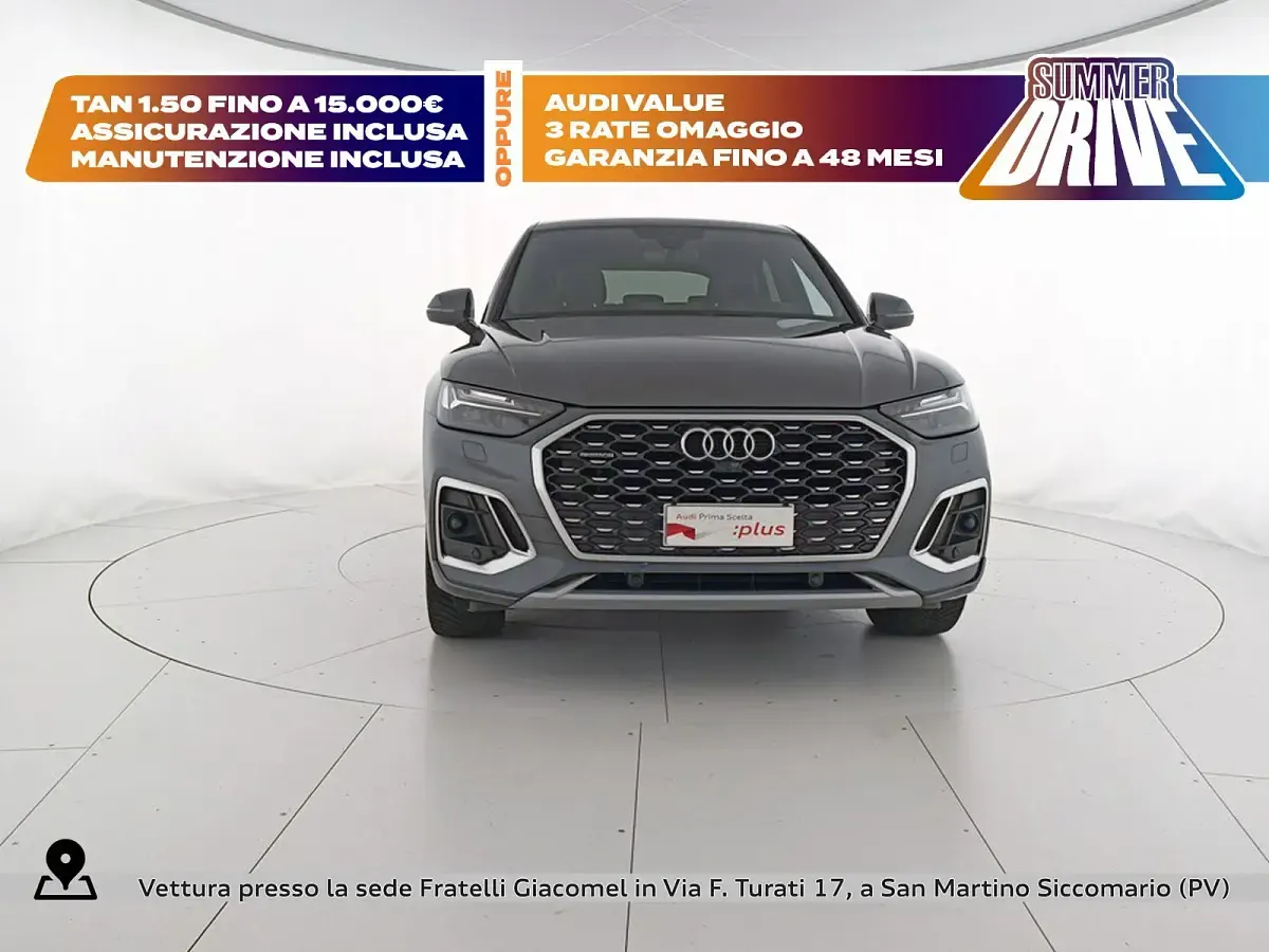 Usata Audi Q5 Sportback S-line plus 204 CV (150 kW) 2025 Grigio daytona perlato SUV