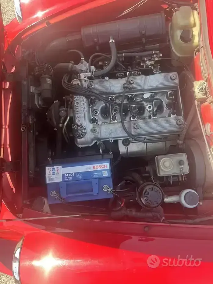 Usata Alfa Romeo Spider 106 CV (77 kW) 1993 Rosso Cabrio