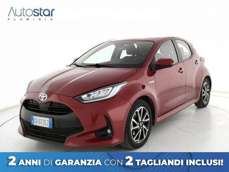 Usata Toyota Yaris Hybrid Trend 116 CV (85 kW) 2020 Rosso Berlina