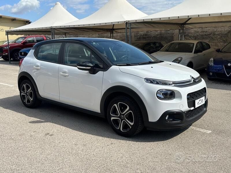 Usata Citroën C3 Feel 82 CV (60 kW) 2017 Bianco Utilitaria