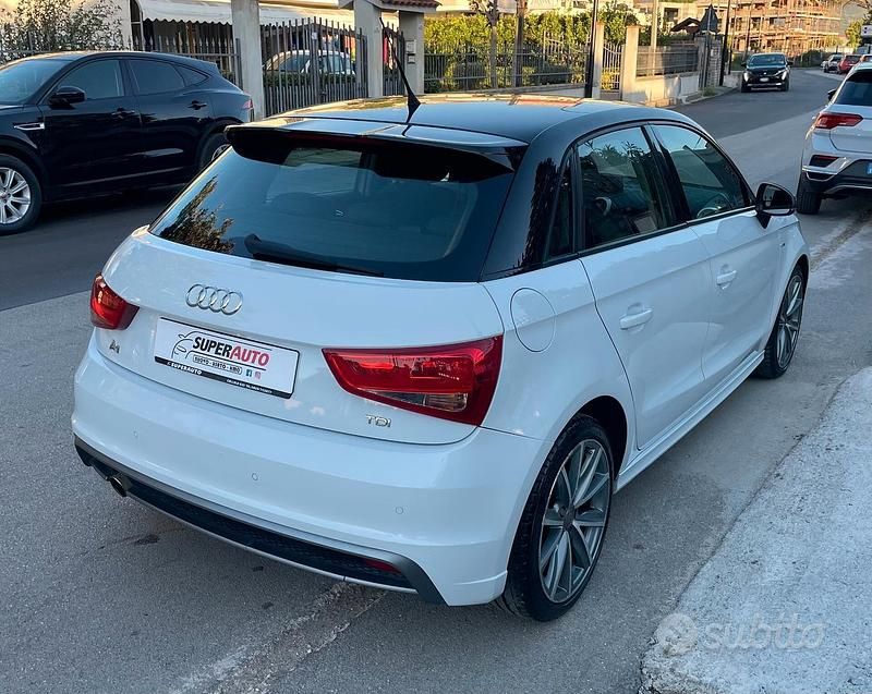 Usata Audi A1 S-Line 90 CV (66 kW) 2014 Bianco Utilitaria