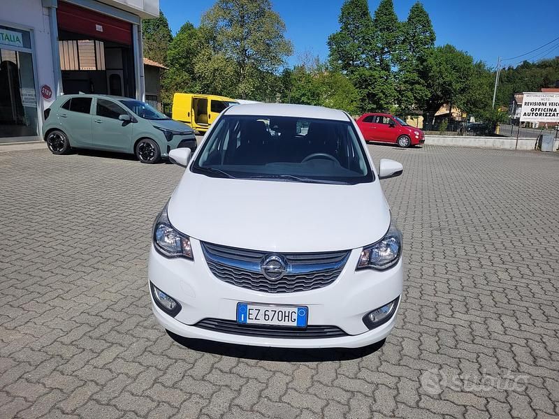 Usata Opel Karl Cosmo 75 CV (55 kW) 2015 Bianco Utilitaria