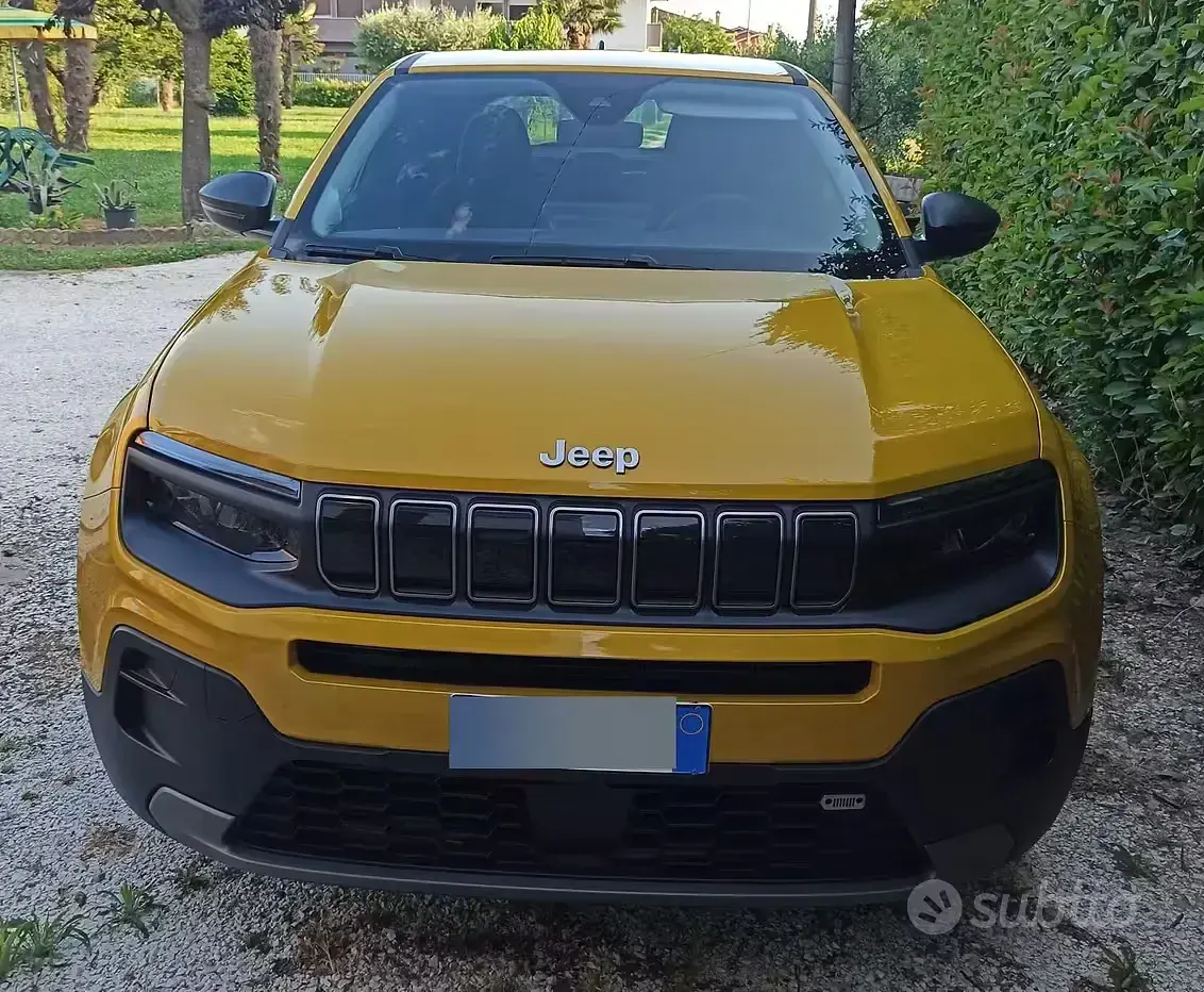Usata Jeep Avenger 101 CV (74 kW) 2023 Giallo SUV
