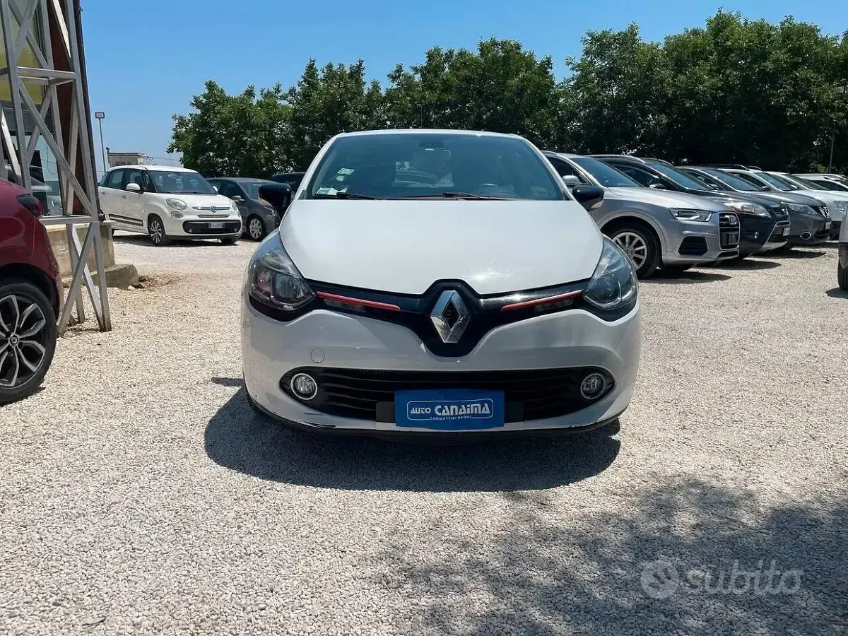 Usata Renault Clio IV 75 CV (55 kW) 2014 Bianco Berlina