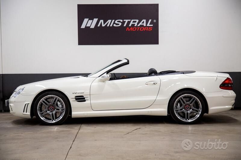 Usata Mercedes SL65 AMG AMG 612 CV (450 kW) 2007 Bianco Cabrio