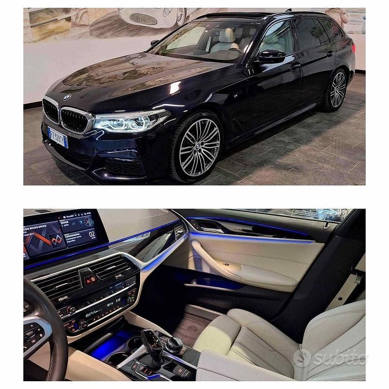 Usata BMW 520 M Sport 190 CV (139 kW) 2019 Blu Station wagon