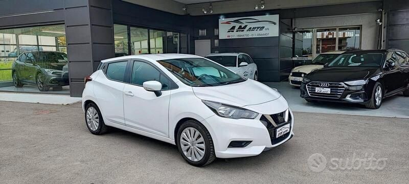 Usata Nissan Micra Acenta 71 CV (52 kW) 2018 Bianco Utilitaria