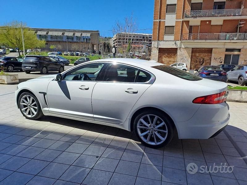 Usata Jaguar XF Luxury 190 CV (139 kW) 2012 Bianco Berlina