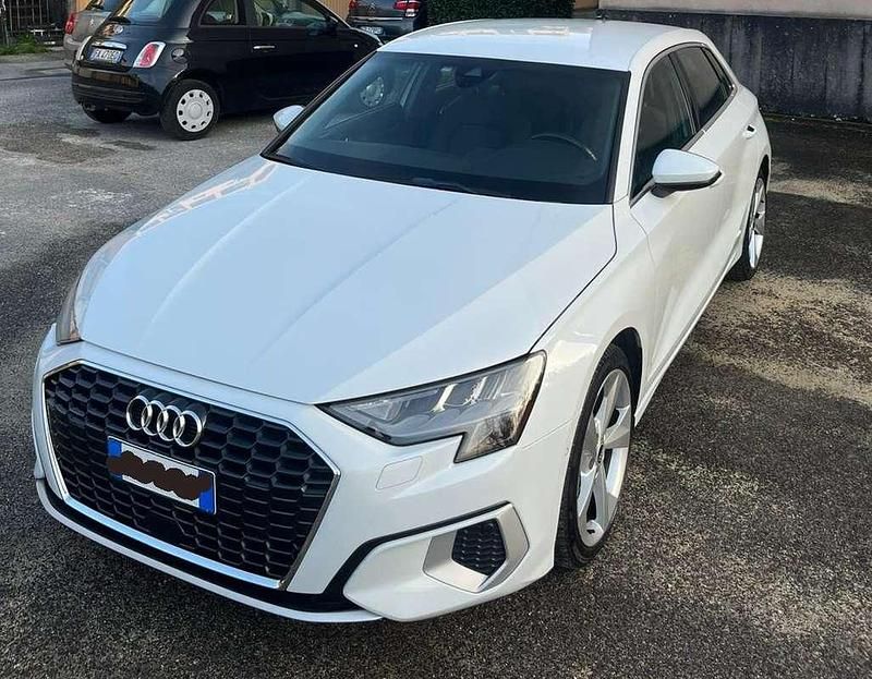 Usata Audi A3 Ambiente 150 CV (110 kW) 2021 Bianco Berlina