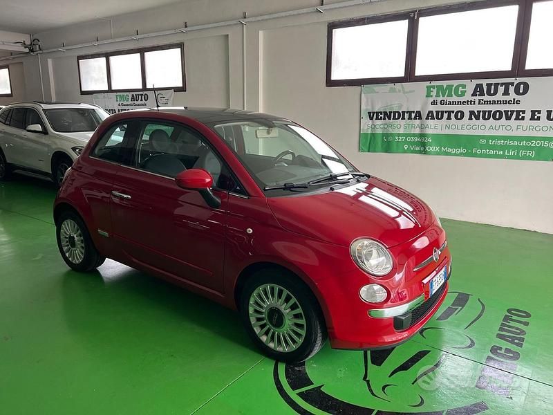 Usata Fiat 500 Lounge 69 CV (50 kW) 2013 Rosso Berlina