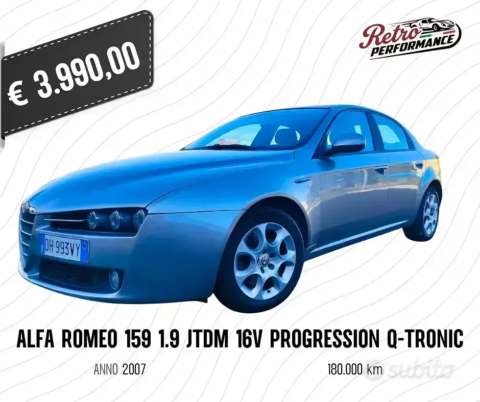 Usata Alfa Romeo 159 Exclusive 150 CV (110 kW) 2008 Berlina