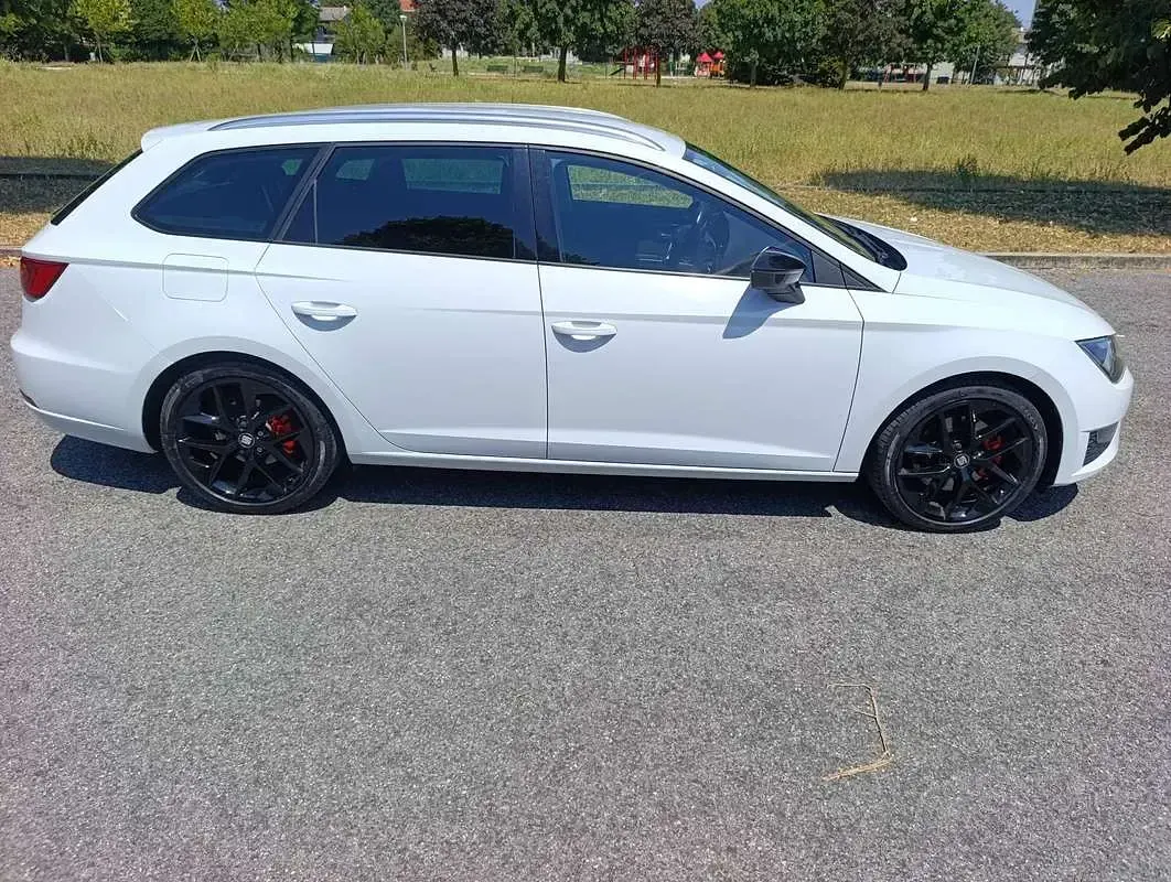 Usata Seat Leon ST FR 184 CV (135 kW) 2016 Bianco Station wagon