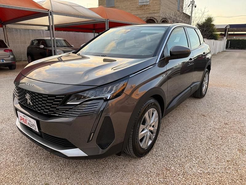 Usata Peugeot 3008 Active 130 CV (95 kW) 2021 Grigio Station wagon