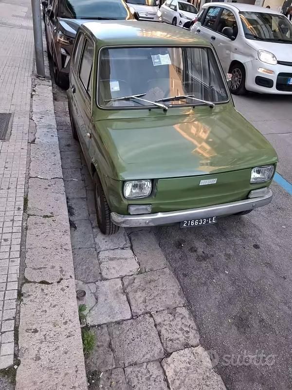 Usata Fiat 126 1970 Verde Utilitaria