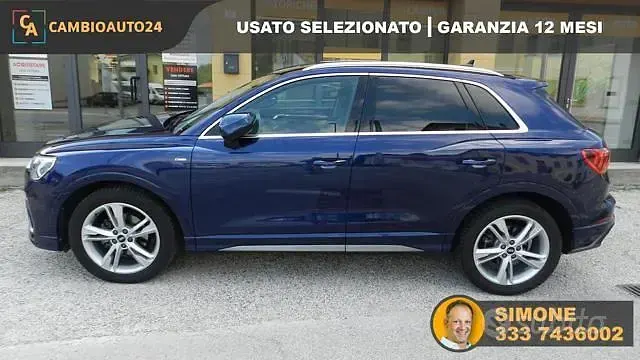 Usata Audi Q3 S-Line 150 CV (110 kW) 2021 Blu SUV