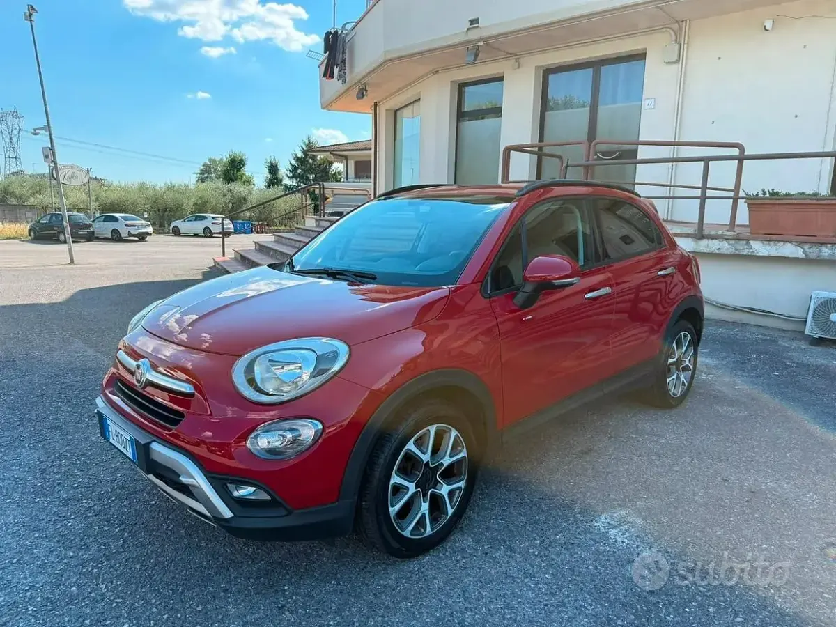 Usata Fiat 500X Cross 95 CV (69 kW) 2017 Rosso SUV