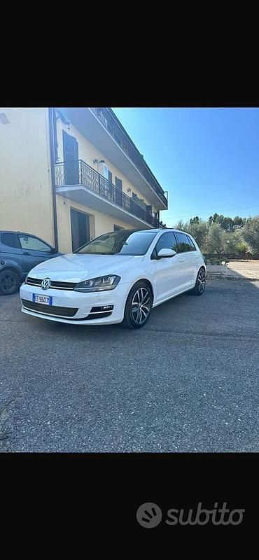 Usata VW Golf VII 2014 Bianco Utilitaria